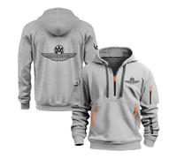 NXTBHDCW Men's with Pockets Hoodies For A.s.t.o.n M.a.r.ti.n Cozy Outwear Pullover Jackets Half Zip Sweatshirt Long Sleeve Tracksuit Hooded Coats Plain Tops Hoody-QHS||x_l