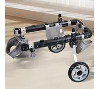NXTFNRNX Disabled Wheelchair Full Support, Adjustable Cart Wheelchair, Two Wheels Pet Wheelchair for Small Dog Cart for Back Legs, Pet Cat Dog Mobility,XS