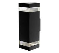 Nxtgen Lincoln Led Square Up And Down Light 18W All-Weather Tri-Colour Cct Black