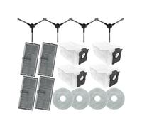 NXTIBRAV 16pcs，Compatible For Dreame，L10s Pro Ultra Heat/X30 Ultra/X30 Pro/ S10 Pro Ultra Vacuum Cleaner Replacement Art Side Brush Filter Mop Dust Bag