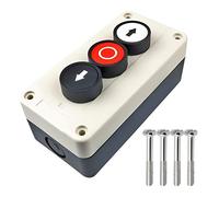 Nxtop Push Button Switch Station Momentary NO Black,NC Red,NO White 660V 10A