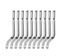 Nxtop Silver Tone Deburred Tool BS1018 S100 Cobalt Deburring Blades 10 Pcs