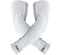 Nxtrnd Air-TEK Arm Sleeves, Football Arm Sleeve, Compression Arm Sleeves for Men, Sold as a Pair, White, Medium