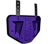 Nxtrnd Football Back Plate, Professional Football Backplates for Shoulder Pads, for Adult & Youth (Chrome Purple, Youth)