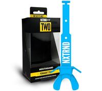 Nxtrnd Two Football Mouth Guard, Football Mouthpiece with Strap, Fits Adult & Youth (Neon Blue)