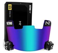 Nxtrnd VZR1 Football Visor, Flat Lens Technology, Fits Adult & Youth Football Helmets (Blue)
