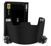 Nxtrnd VZR1 Tinted Football Visor, Professional Football Helmet Visor, Shield Fits Youth Football Helmets & Adult Football Helmets, Includes Visor Clips, Decal Pack, & Microfiber Bag (Black)