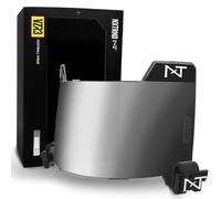 Nxtrnd VZR2 Curved Football Visor, Professional Football Helmet Visor, Shield Fits Youth Football Helmets & Adult Football Helmets, Includes Visor Clips, Decal Pack, & Cleaning Cloth (Mirror)