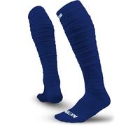 Nxtrnd XTD Scrunch Football Socks, Extra Long Padded Sport Socks for Men & Boys, Navy Blue, Medium