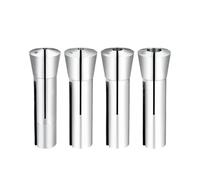 NXVASKEIP 2PCS R8 Collet Milling Machine R8 Collet Metric British R8 Collet Clamping Size Milling Tool Holder R8 Collet Chuck Set Spring Collet Drill Chuck(2PCS Inch Thread (7-16),10mm)