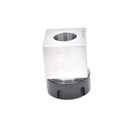 NXVASKEIP ER32 hex Block ER25 ER40 chuck Tool holder Collet Hard Steel hex ER Hexagon spring chuck seat Square Tool holder Drill chuck(Square,ER25)