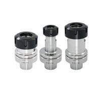 NXVASKEIP High Precision Balanced Chuck HSK63F HSK63E ER32 Woodworking Tool Holder Wooden Processing CNC Machine Parts Drill chuck(HSK63F-ER20-100L)