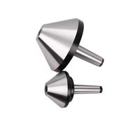 NXVASKEIP High Precision Morse Cone Mushroom Head Center Umbrella Type Rotating MT2 MT3 MT4 Live Centre CNC Lathe Thimble Drill Chuck(MT2-D60)