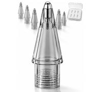 NXVX Replacement Tips for Apple Pencil, Bullet Tip, 6-Pack, Grey