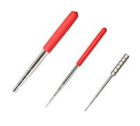 Nxyupv Ring Forming Tool for Jewelry Making Wire Wrapping, 3 Pcs Wire Looping Mandrels, 12 Sizes Black Jump Rings Red