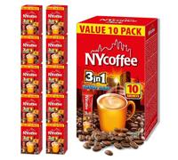 NY COFFEE 3 IN 1 BOX (10 x 10 SACHETS) - 3 in 1 Coffee Sachets Bulk Coffee | Instant Coffee Sachet