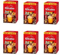 NY Coffee 3 in 1 Sachets White Coffee Sachet with Sugar Flavoured Sticks Ideal For Work or Home Bulk buy Individually Wrapped PACK OF 60