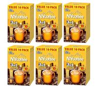 NY Coffee 3in1 Vanilla Coffee Sachets x10 (Pack of 6, Total 60 Sachets)