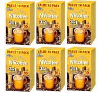 NY Coffee 3in1 Vanilla x10 Coffee Sachets - Pack of 6 (Total 60 Sachets)