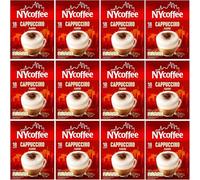 NY Coffee x18 Cappuccino Classic Flavour Sachets - Pack of 12 (Total 216 Sachets)