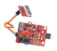 NY-D01 AC9-12V Digital Control Board for Spot Welders with 1-50 Cycle Time Range and 30-99 Percent Current Adjustment Capability (40A)