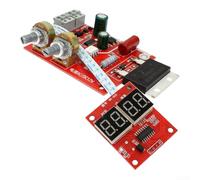 NY-D01 Control Board for Spot Welding Machines Digital Display Adjustable Time and Current Microcontroller Technology Multiple Triggering Options Compact Red 80mm x 60mm AC 9-12V D(100A)