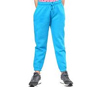 NY Deluxe Edition Boys Girls Unisex Cuffed Waist Track Jogging Bottom Trouser Oversized 90s Baggy style Trouser UK 7-13 Years (Turquoise Blue, 5/6)