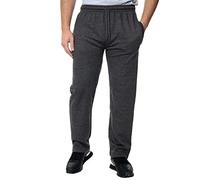 NY Deluxe Edition Men's Open Hem Fleece Bottoms Track Pants Casual Jogging Trousers UK Size S to 5XL (M, Charcoal)