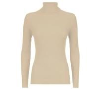 NY Deluxe Edition Women Plus Size Ribbed Stretch Polo Turtle Neck Top Jumper UK Sizes 16, 18, 20 (as8, Numeric, Numeric_26, Plus, Regular, Stone, 26)