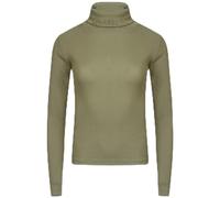 NY Deluxe Edition Women Plus Size Ribbed Stretch Polo Turtle Neck Top Jumper UK Sizes 16 to 28 (UK, Numeric, 22, 24, Plus, Regular, Khaki)
