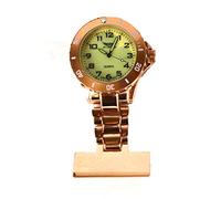 NY London Rose Gold Stainless Steel Fob Nurse Watch with Luminous Display - EL