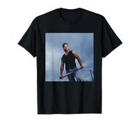 NY Mets Baseball Catcher Mike Piazza MLB by Michael Grecco T-Shirt