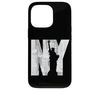 NY Skyline Statue of Liberty Urban Design Case for iPhone 13 Pro