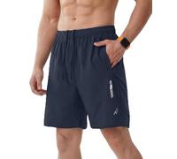 NY Threads Men's Athletic Running Shorts 7" Quick Dry Workout Shorts Lightweight Gym Shorts with Pockets, Navy, X-Large