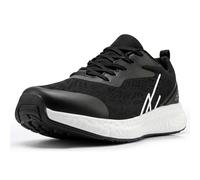 NY Threads Men's Running Shoes Comfortable and Lightweight Casual Sneakers, Black/White, 13
