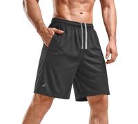 NY Threads Men's Sports Shorts Quick Dry Lightweight Shorts with Pockets, 3X Large, Grey