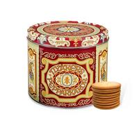 Nyakers Pepparkakor Swedish Ginger Snaps Cookies, Vegan Cookies, Dairy-Free Snacks, Gourmet Cookies, Food Gift for Holidays, Christmas, Thanksgiving, Packed in a Beautiful Tin - 26.45oz (Red Tin)