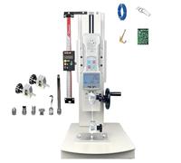NYANS 10-2000N Digital Pull Force Tester, Manual Force Gauge Stand, 270mm Stroke, with 5 Probe, for Textiles, Sports, Scientific Research, Fish withRuler-20N