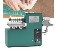 NYANS Electric Leather Slitting Machine-Batch Cutting,Adjustable Speed,Cutting Width: 2-86mm, with 1/2/5/10mm Gasket for Leather Workshop 25W/40W DoubleHead