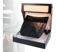 NYANS Hydrophobic Testing Machine, Water Repellent Tester for Car Paint Films PPF Ceramic Coating, with LED Light Adjustable Flow, for Auto Detailing Pros Metal-Orange