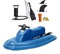 NYANS Inflatable Jet ski with 500W/700W Motor(Optional) | 9-Speed Adjustable Thrust | Dual Stabilizing Fins | Portable Design for Lakes & Coastal Waters 500W10A