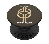 NYANSAPO Knot of Wisdom Gyaman Adinkra PopSockets Adhesive PopGrip