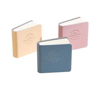 Nybhyjka 3 Pack 5cm Texture Watercolor Sketchbook,Hardback Texture Portable Sketchbook,Business Notebook, Tiny Travel Watercolor Book, Pocket Art for Painting, Drawing