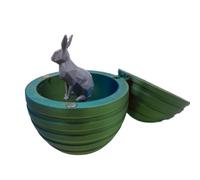 Nybhyjka 3D Printing Egg, Small 3D Printing Egg | Rabbit Egg | 3D Printing Egg with Rabbit Inside Animals, Toys Ornaments, Office Toys for Women