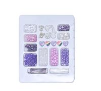 Nybhyjka Bracelet Making Kit - Beaded Friendship Bracelet Craft Kit for Teen - Handmade Craft Supplies for Kids Children's Day Christmas Travel School Home Earring Necklace Keychain