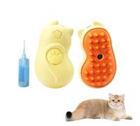 Nybhyjka Cat Brush with Steam - Cute Cat Hair Brush with Steamer | Cat Hair Brush Grooming Comb, Cute Rechargeable Portable Pet Spray Comb