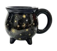 Nybhyjka Cauldron Coffee Mug Spooky Ceramic Drinkware Ergonomic Handle