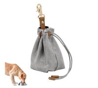 Nybhyjka Dog Training Treats Pouch | Dog Walking Bag for Positive Reinforcement - Drawstring Closure Puppy Food Holder with Keychain for Pet, Cat, Kitten