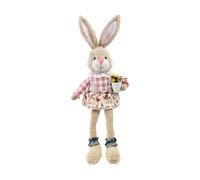 Nybhyjka Easter Long Leg Rabbit Plush Easter Rabbit Plush Stuffed Animal Easters Sitting Bunny With Long Leg Longs Legs Huggable Plushs Ornament Decoration Stuffed Dolls Handmade For Home Table