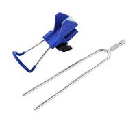 Nybhyjka Fishing Rod Holder for Ground | Shore Fishing Pole Holders 360-degree Rotating - Fish Stick Support for Trolling Men Women Sand Ground Pier Bass Night Catfish Beach